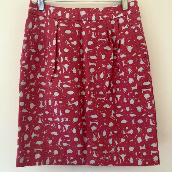 Boden Dresses & Skirts - Boden Pleated Pencil Skirt Linen Cotton Skirt 144